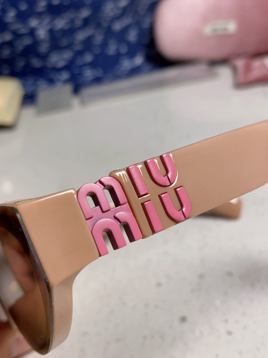 Miu Miu Cat-Eye Brown Lens Sunglasses for Women - 158607 - detail image 7
