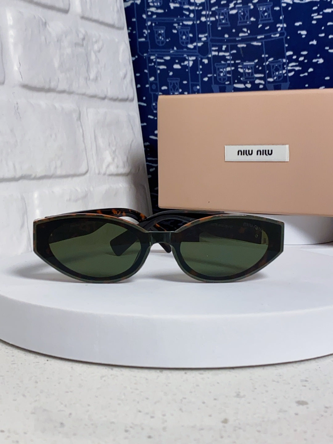 Miu Miu Cat-Eye Black Lens Sunglasses for Women - 158608 - detail image 2