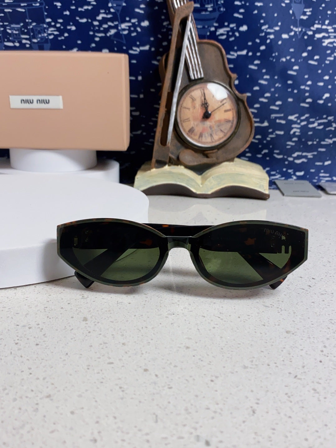 Miu Miu Cat-Eye Black Lens Sunglasses for Women - 867217 - detail image 9