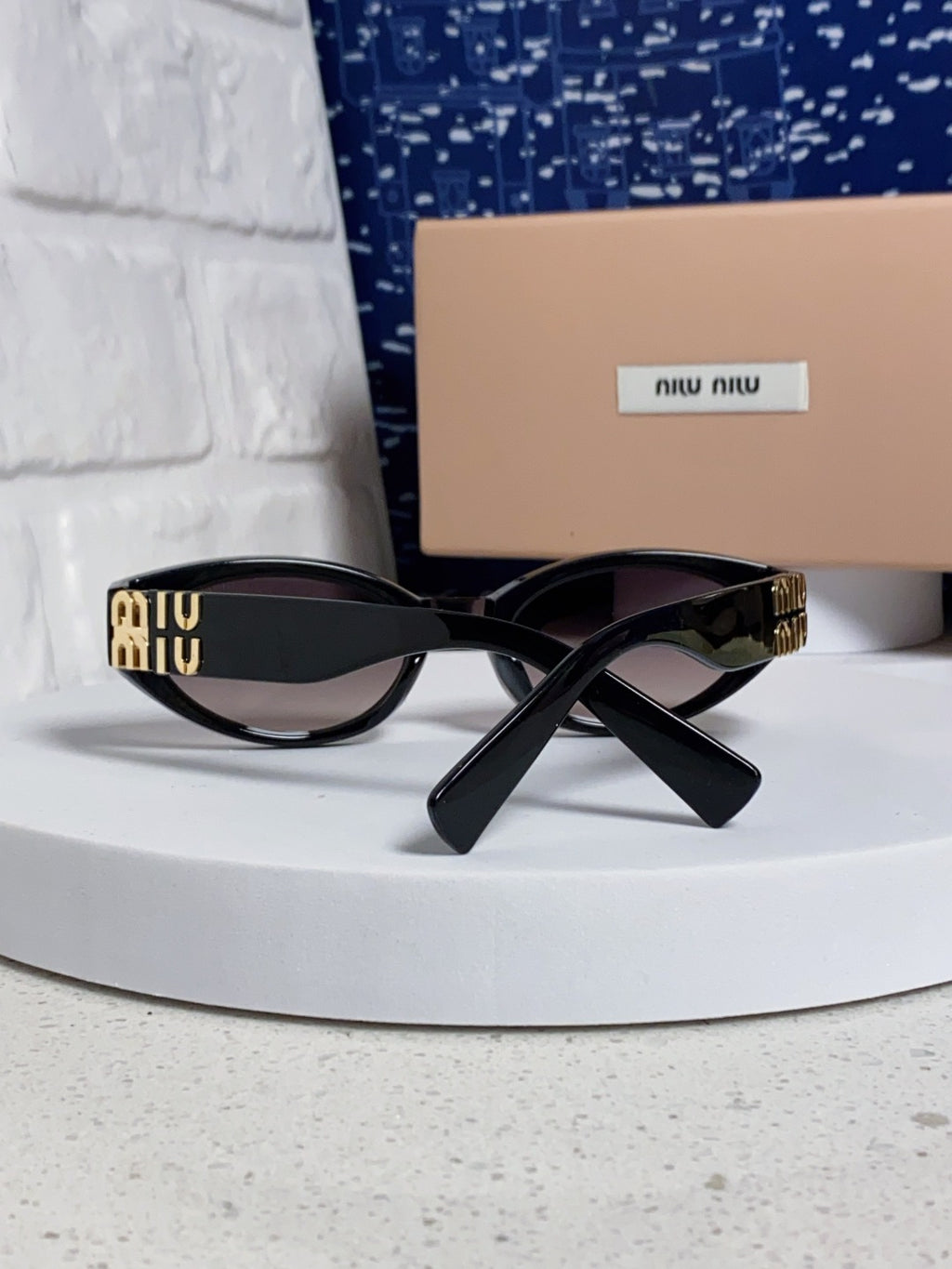 Miu Miu Cat-Eye Silver Lens Sunglasses for Women - 867219 - detail image 3