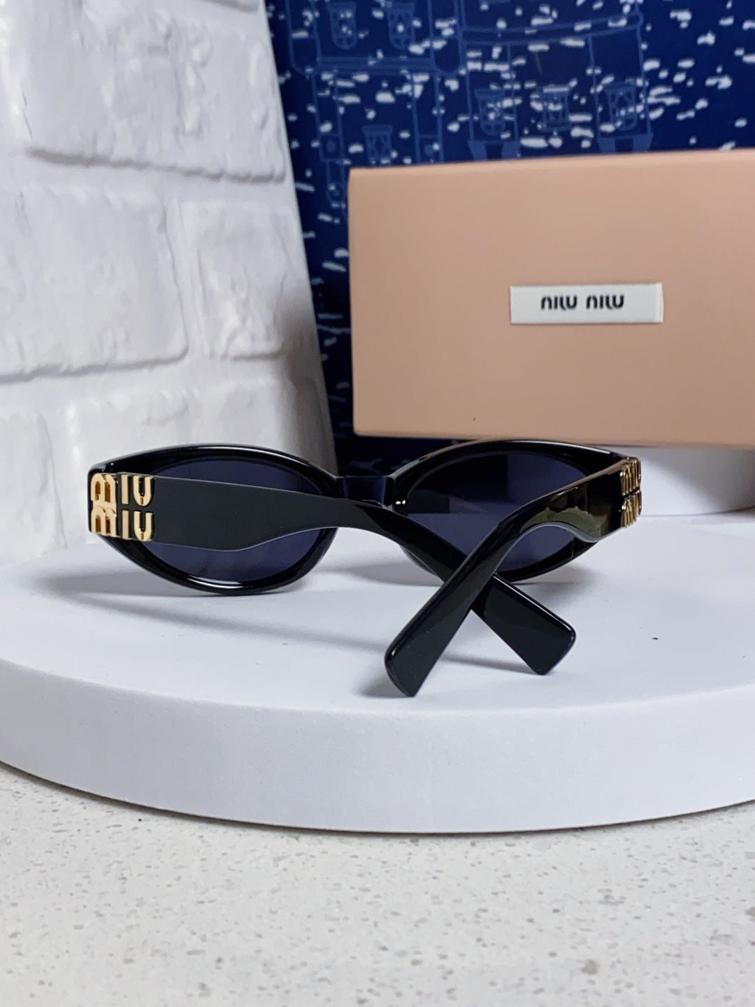 Miu Miu Cat-Eye Black Lens Sunglasses for Women - 158611 - detail image 3