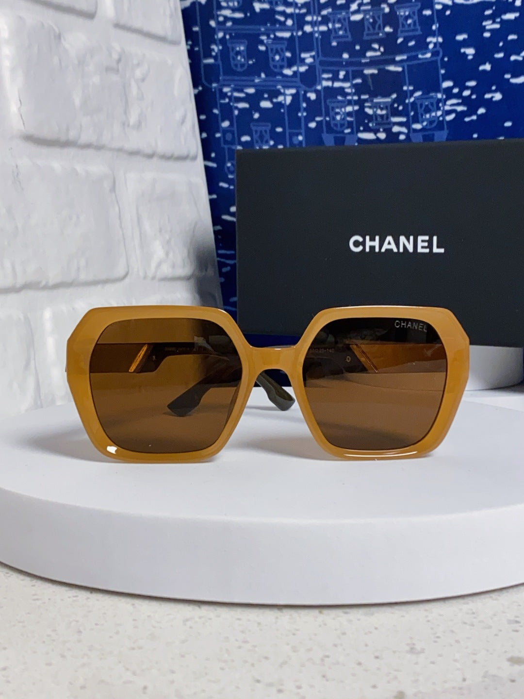 Chanel Polarized Square Brown Lens Sunglasses for Women - 867062 - detail image 2