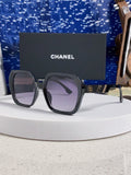 Chanel Polarized Square Gray Lens Sunglasses for Women