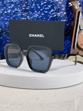 Chanel Polarized Square Blue Lens Sunglasses for Women