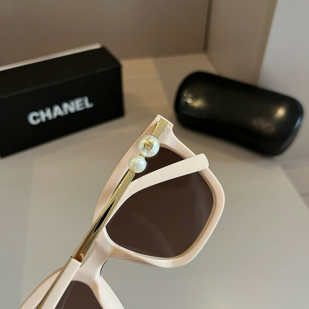 Chanel Oversized Brown Lens Sunglasses for Men & Women - 415270 - detail image 7