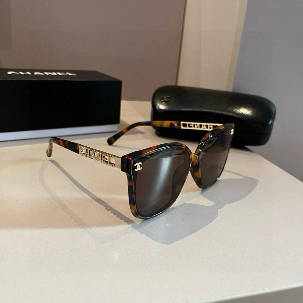 Chanel Oversized Brown Lens Sunglasses for Men & Women - 398517
