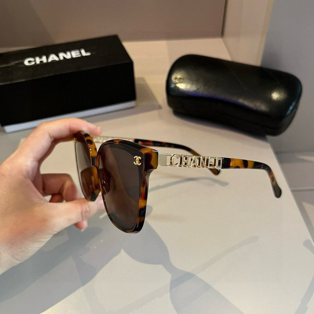 Chanel Oversized Brown Lens Sunglasses for Men & Women - 398517 - detail image 5