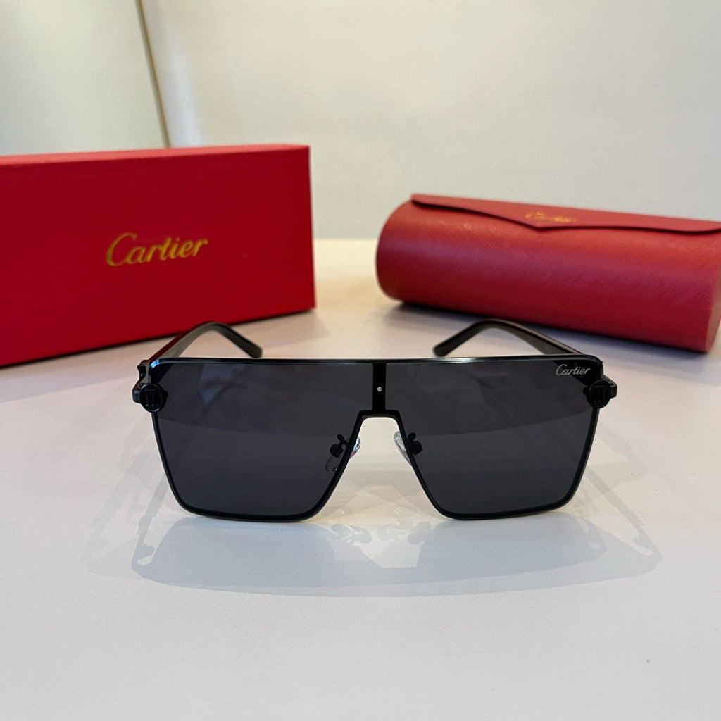 Cartier Lightweight Metal Rimless Silver Lens Sunglasses for Men & Wo - 935061 - detail image 2