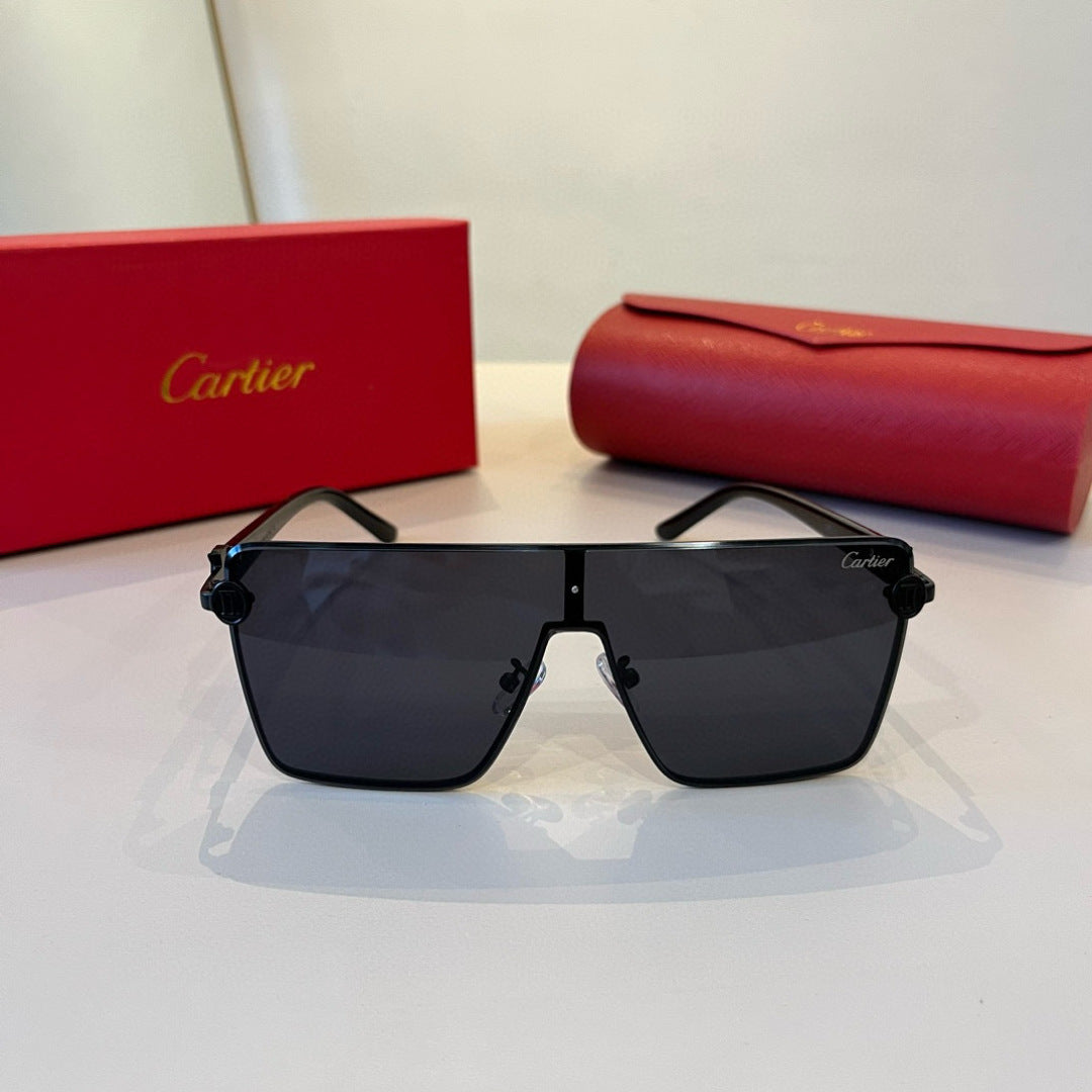Cartier Lightweight Metal Rimless Silver Lens Sunglasses for Men & Wo - 935061 - detail image 2
