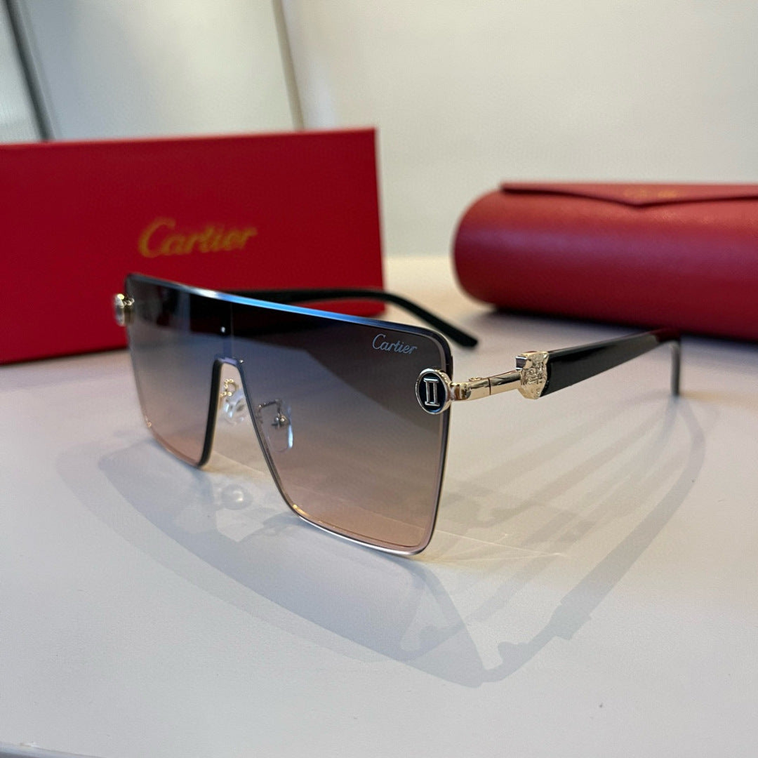 Cartier Lightweight Metal Rimless Silver Lens Sunglasses for Men & Wo - 935062 - detail image 3