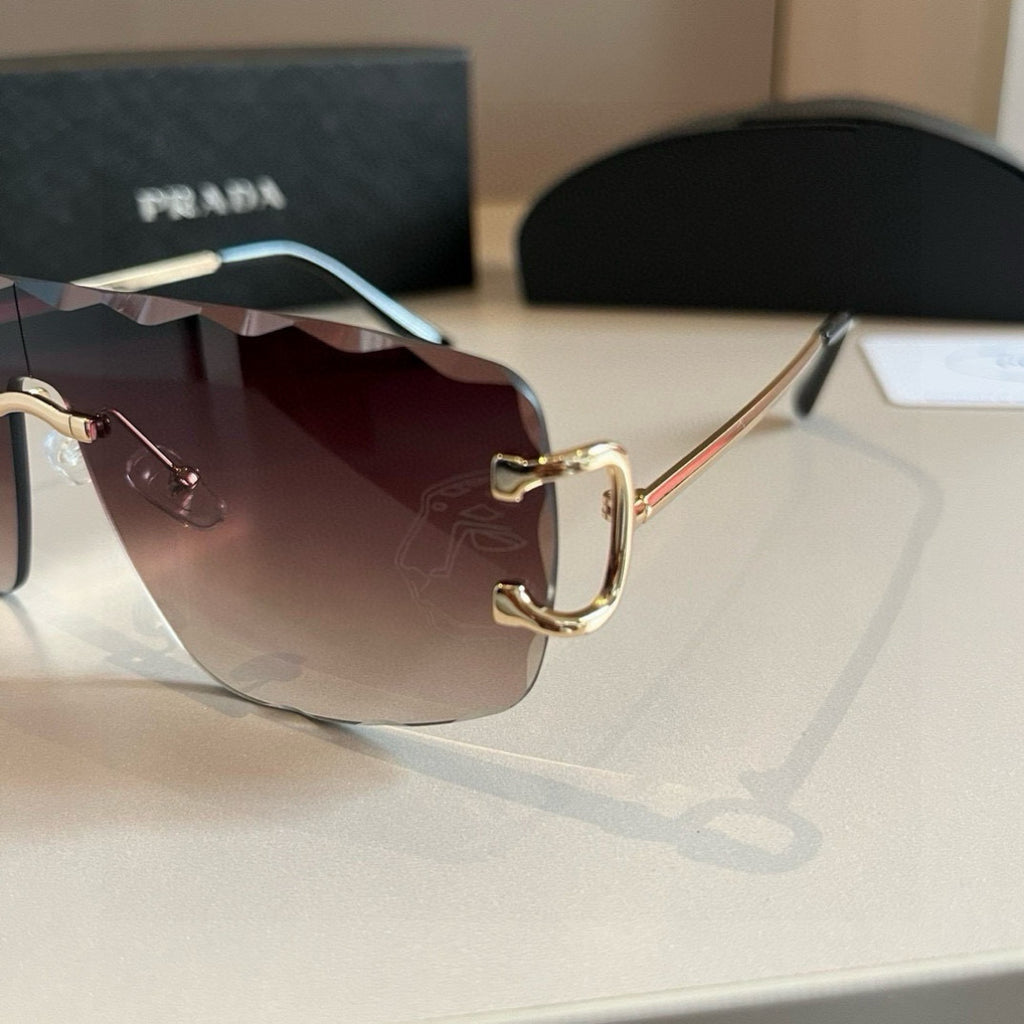 Cartier Fashion Brown Lens Sunglasses for Men & Women - 935064 - detail image 2