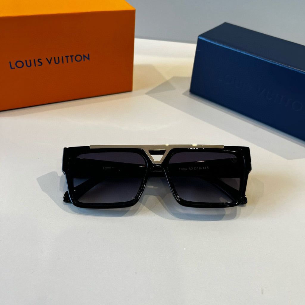 Louis Vuitton Metal Aviator Black Lens Sunglasses for Men & Women - 866882 - detail image 4