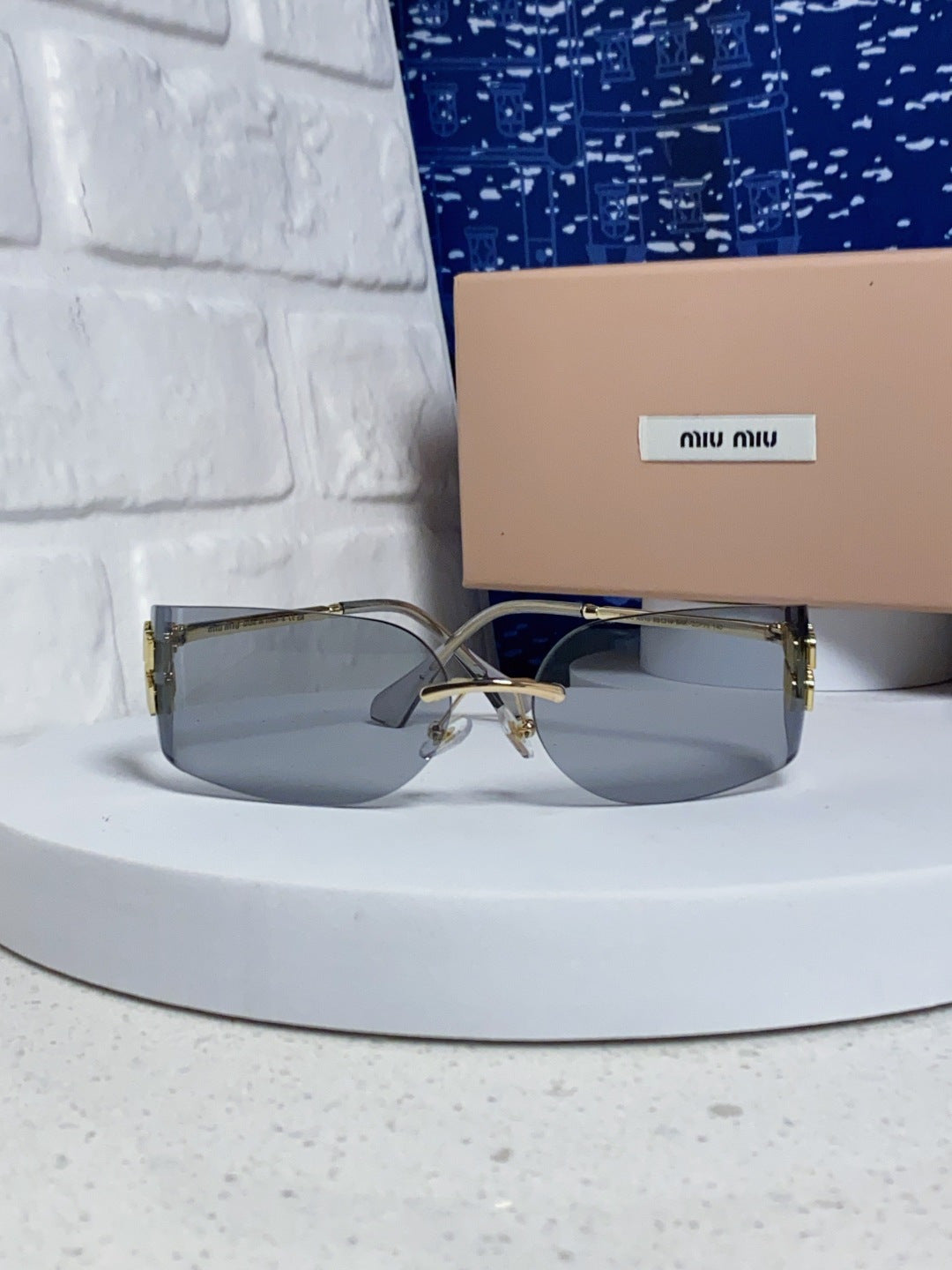 Miu Miu A51S Fashion Silver Lens Sunglasses for Men & Women - 416230 - detail image 2