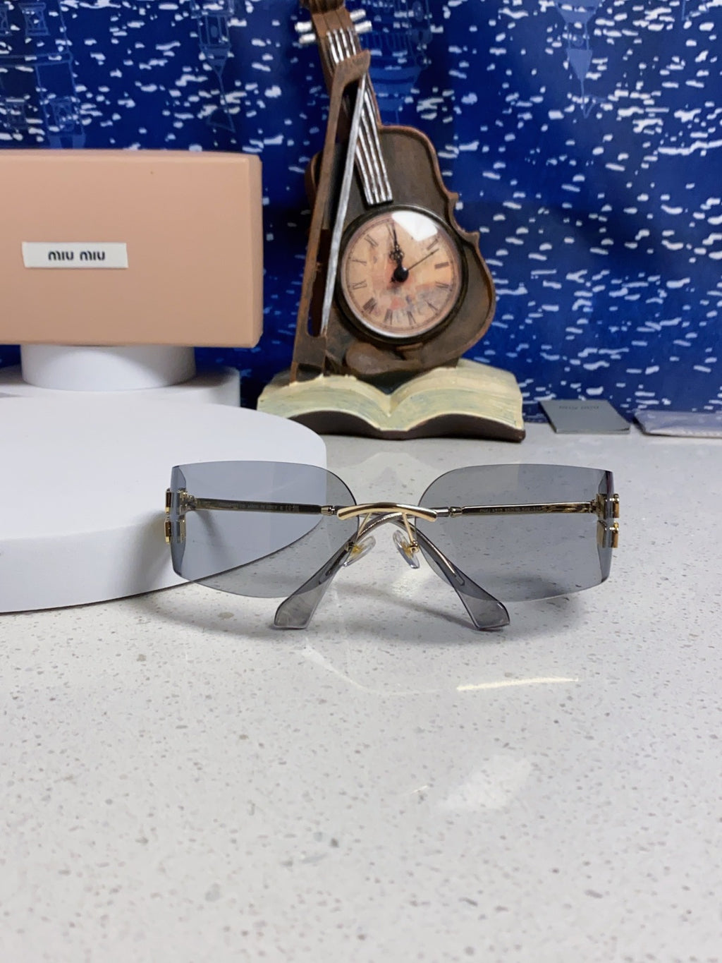 Miu Miu A51S Fashion Silver Lens Sunglasses for Men & Women - 416230 - detail image 9