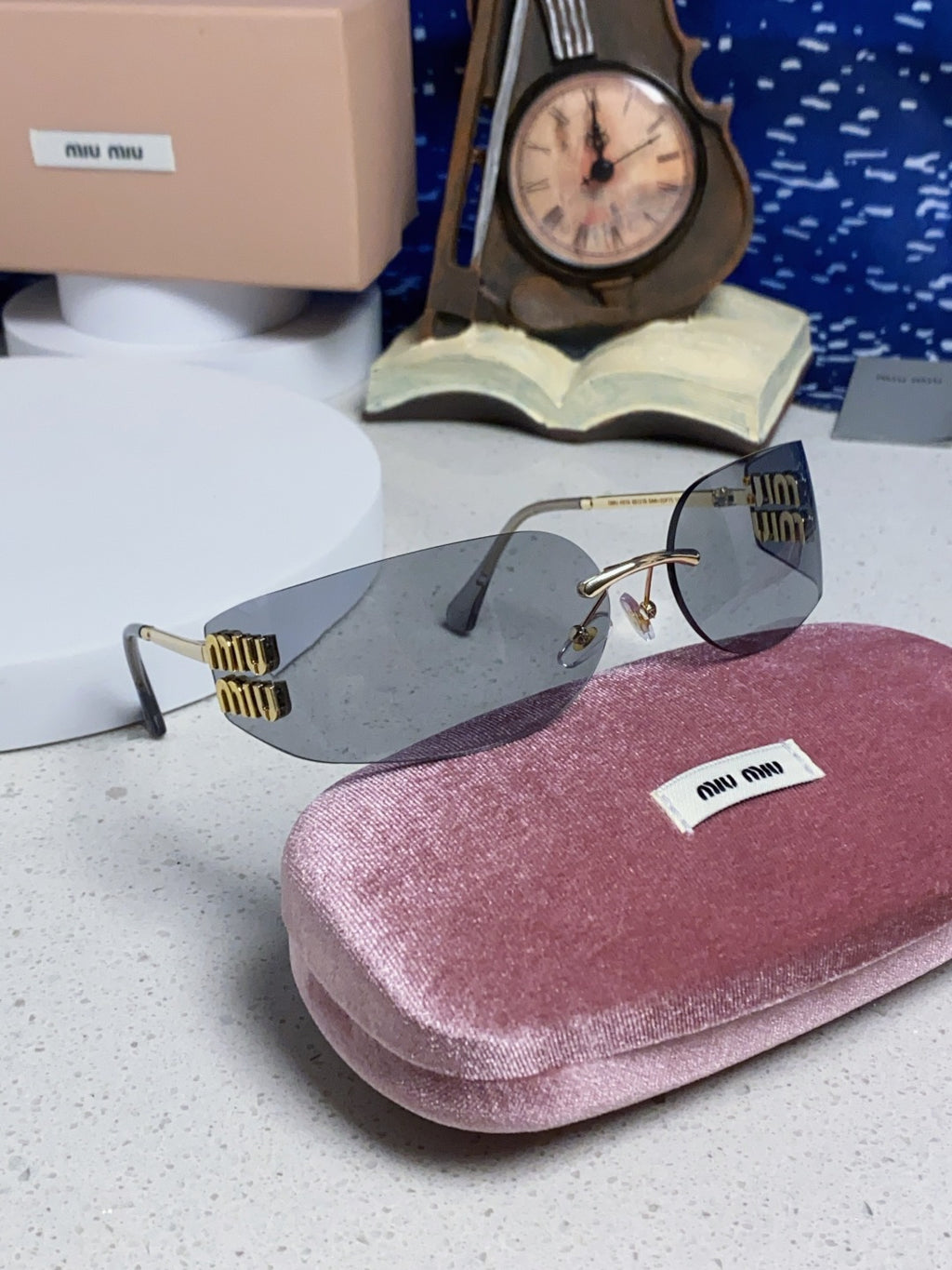 Miu Miu A51S Fashion Silver Lens Sunglasses for Men & Women - 416230 - detail image 10