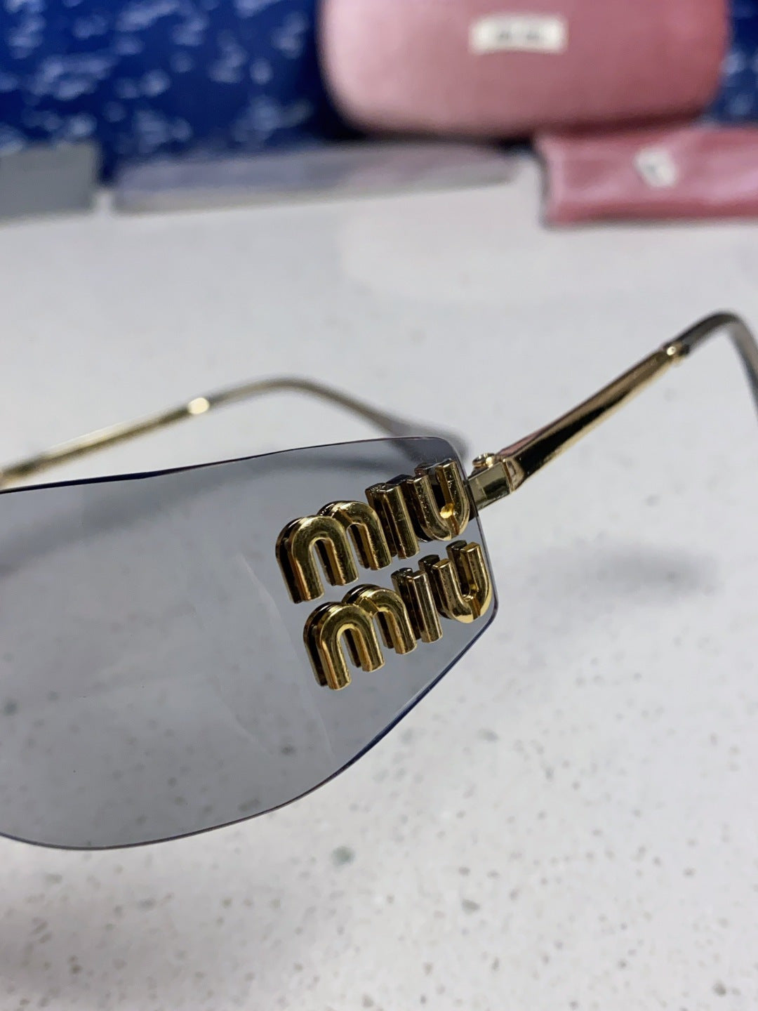 Miu Miu A51S Fashion Silver Lens Sunglasses for Men & Women - 416230 - detail image 7