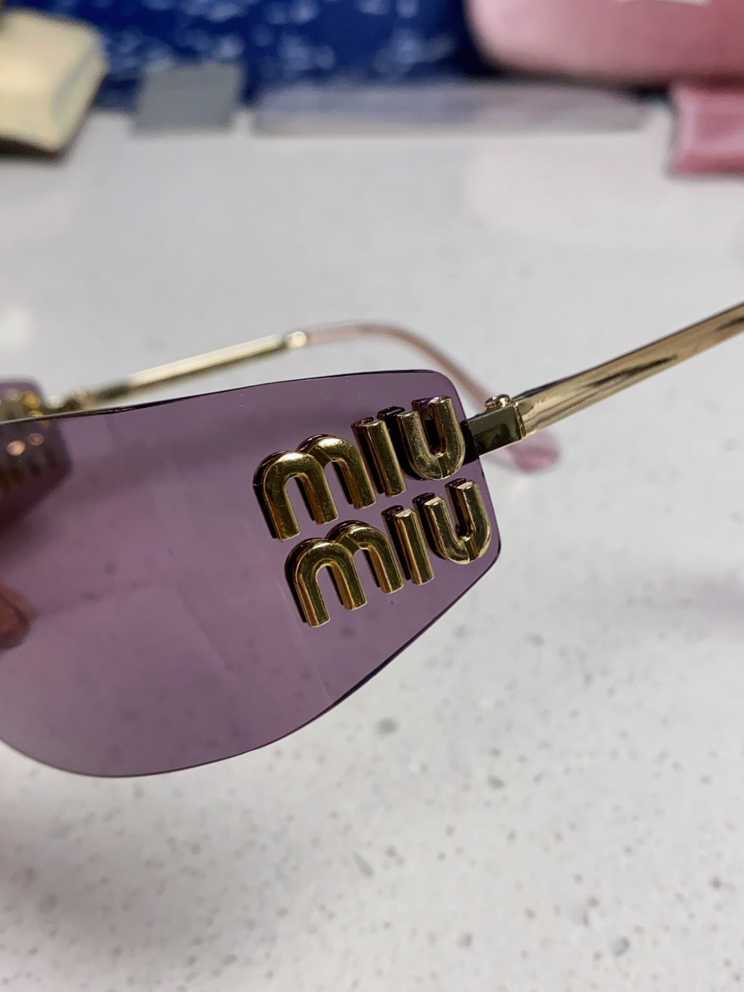 Miu Miu A51S Fashion Silver Lens Sunglasses for Men & Women - 416231 - detail image 7