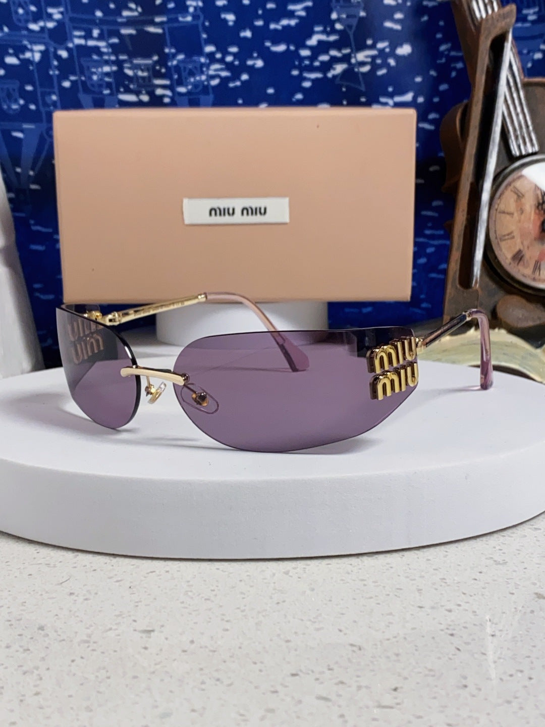 Miu Miu A51S Fashion Silver Lens Sunglasses for Men & Women - 416231