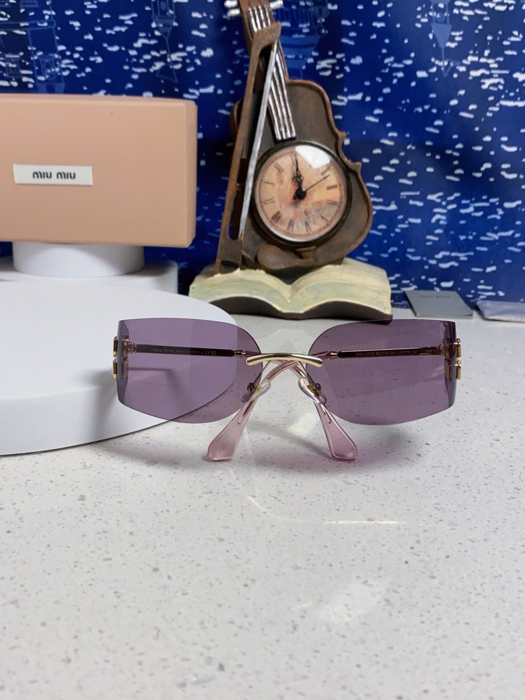 Miu Miu A51S Fashion Silver Lens Sunglasses for Men & Women - 416231 - detail image 9
