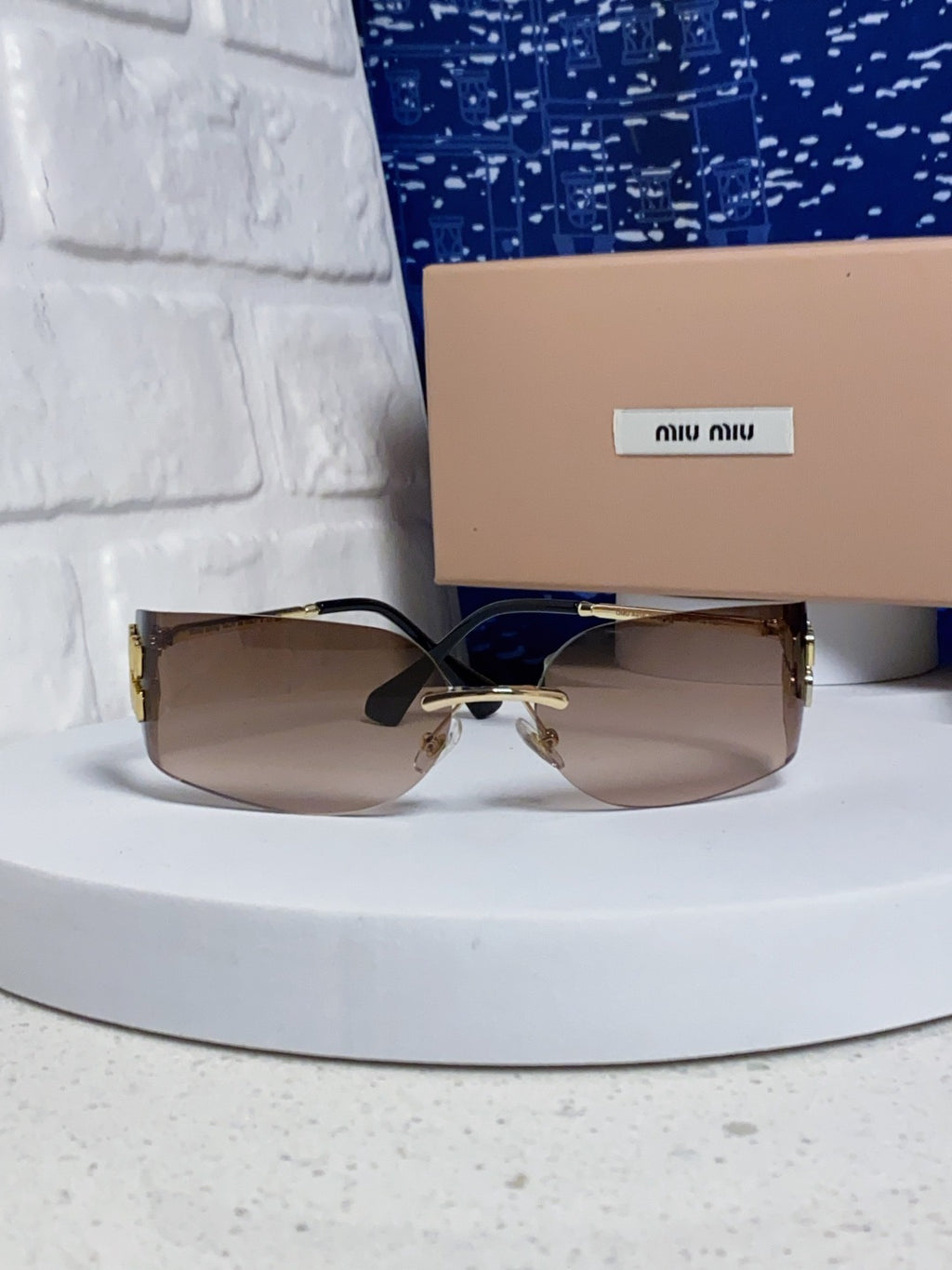 Miu Miu A51S Fashion Black Lens Sunglasses for Men & Women - 416232 - detail image 2