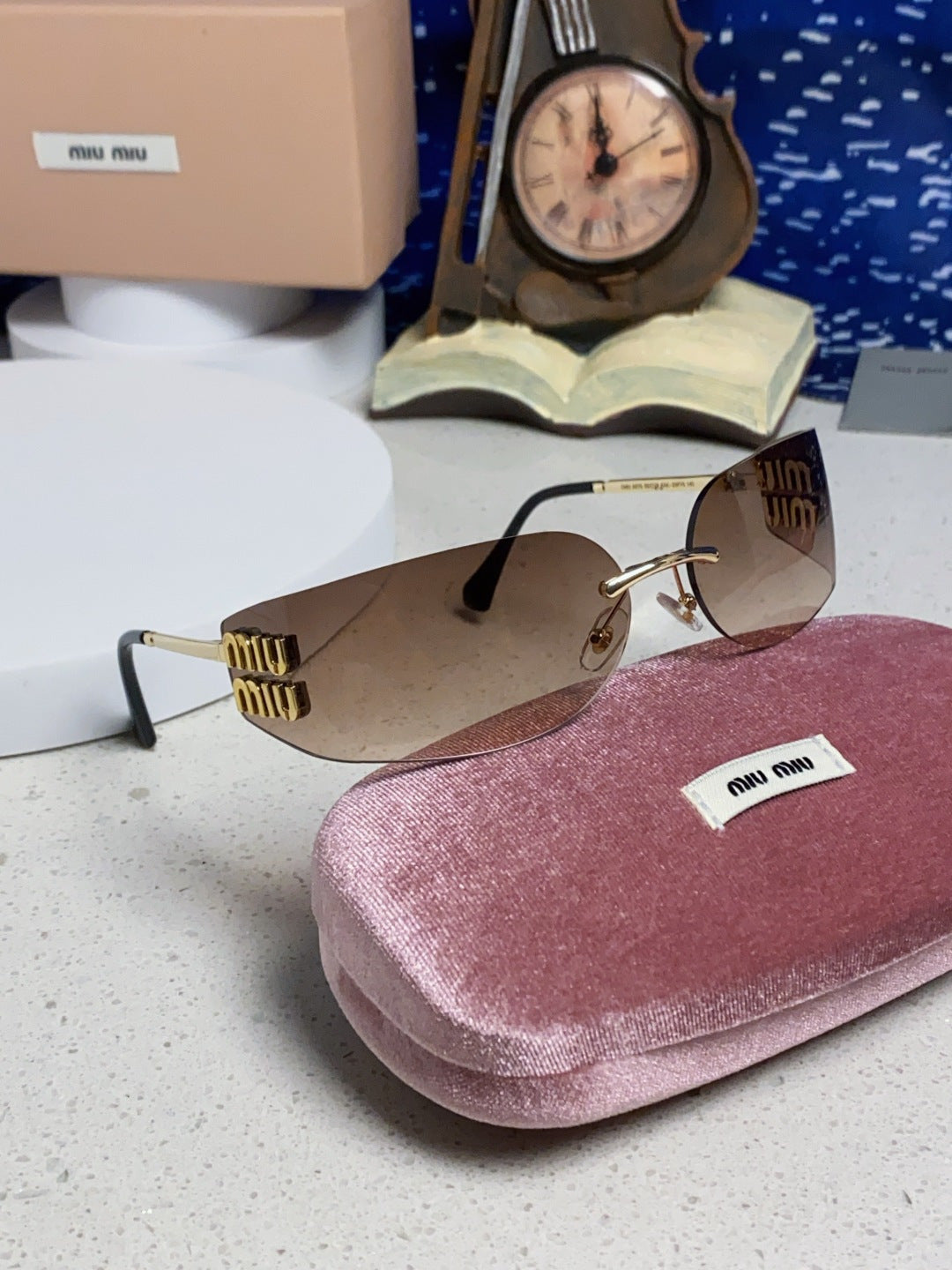 Miu Miu A51S Fashion Black Lens Sunglasses for Men & Women - detail image 10