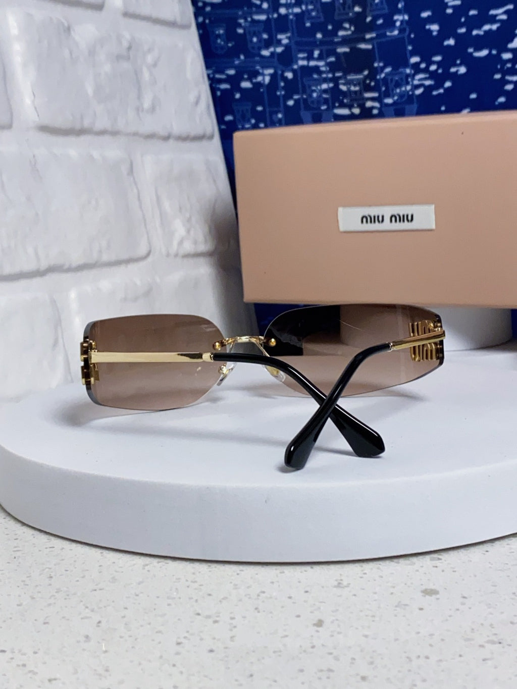 Miu Miu A51S Fashion Black Lens Sunglasses for Men & Women - detail image 3