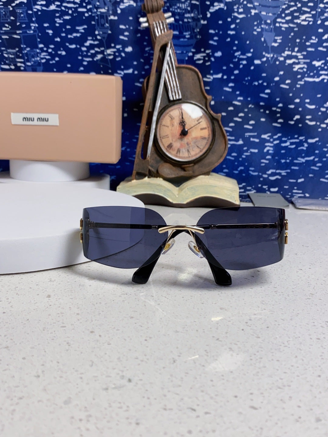 Miu Miu A51S Fashion Blue Lens Sunglasses for Men & Women - 416233 - detail image 9