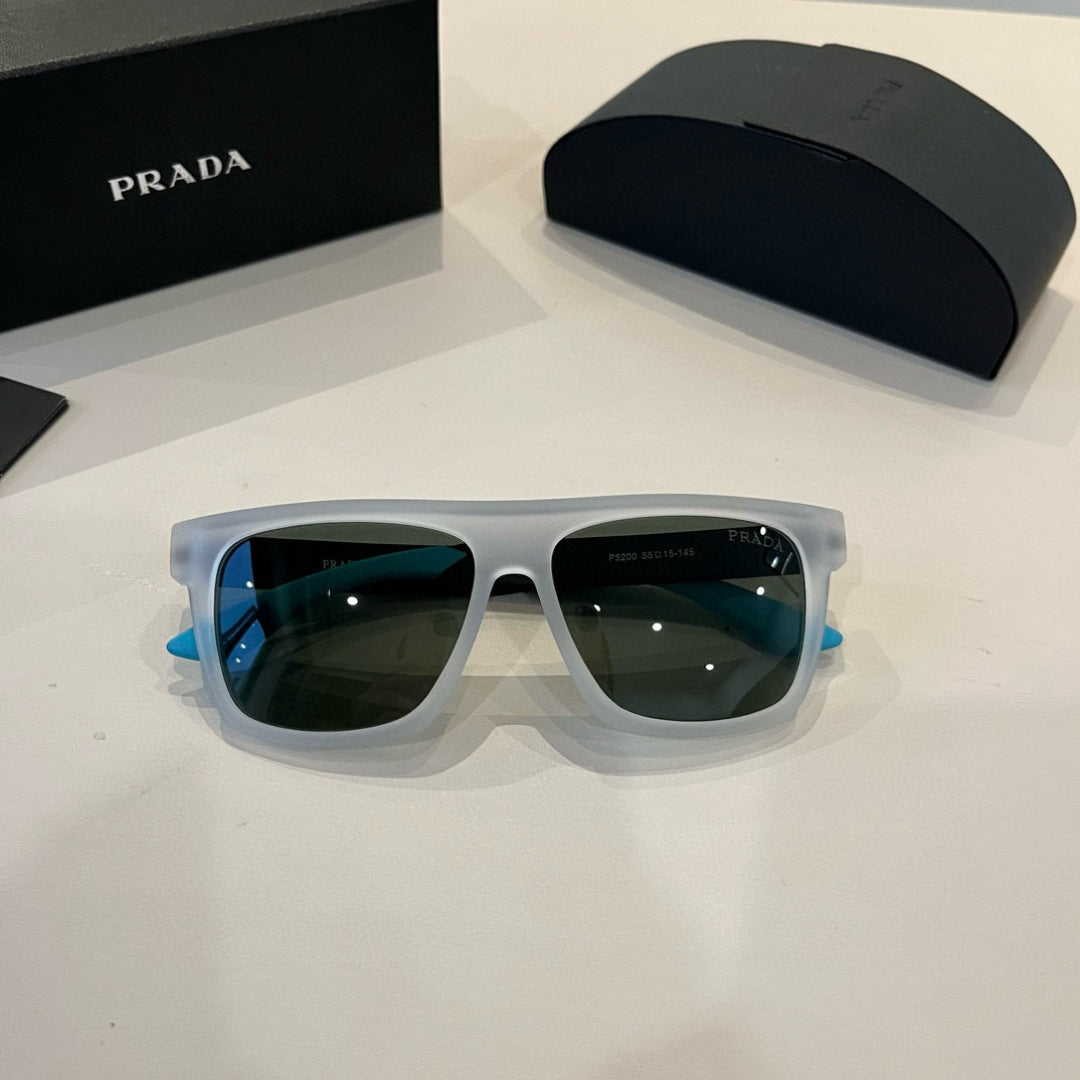 Prada Polarized Fashion Silver Lens Sunglasses for Men - 449350 - detail image 11