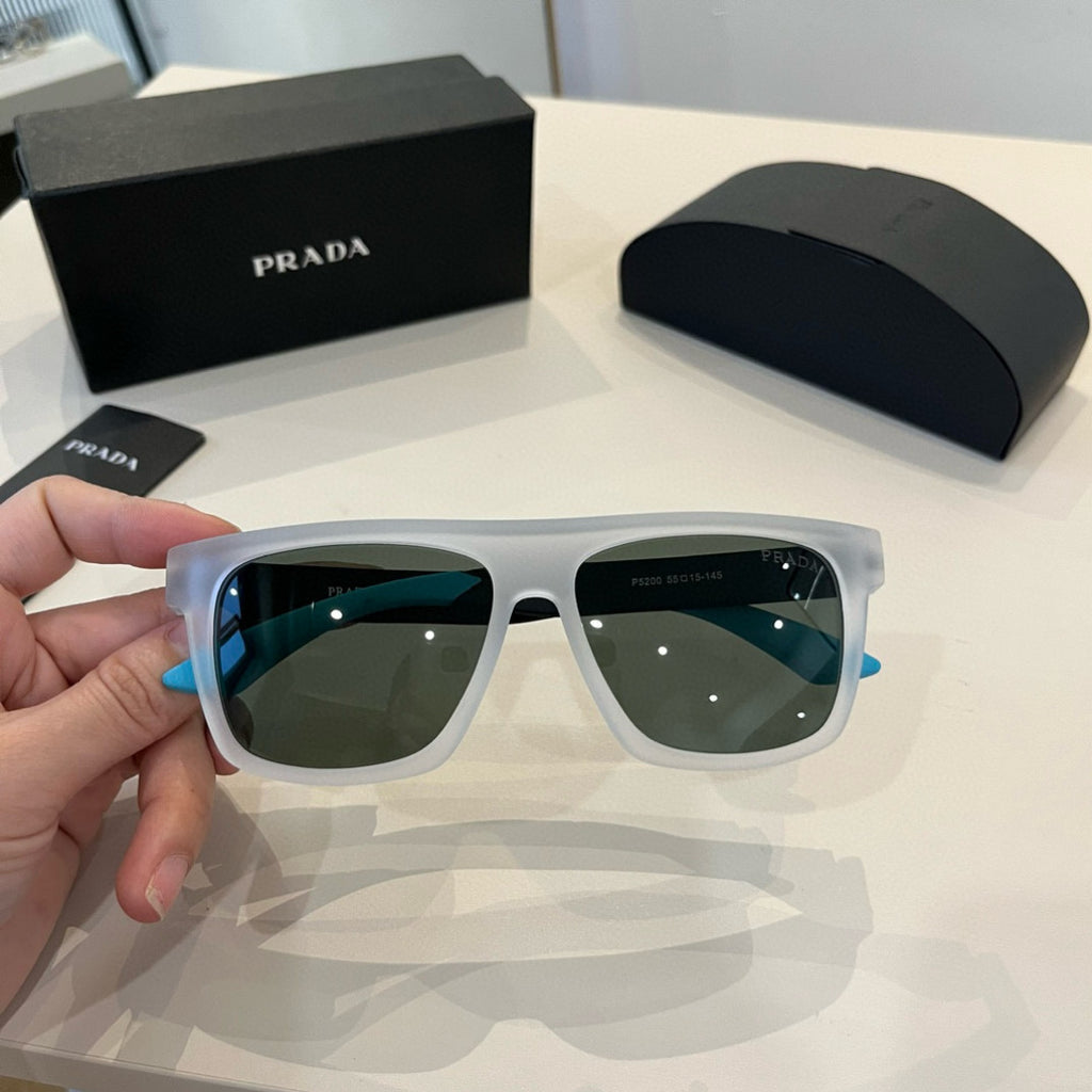 Prada Polarized Fashion Silver Lens Sunglasses for Men - 449350 - detail image 5