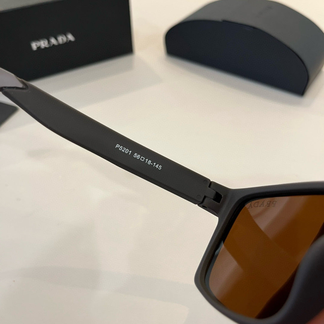 Prada Polarized Fashion Black Lens Sunglasses for Men - 449351 - detail image 10