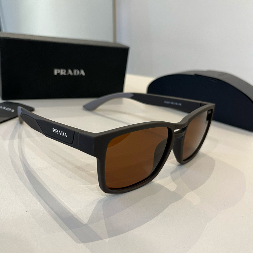 Prada Polarized Fashion Black Lens Sunglasses for Men - 449351