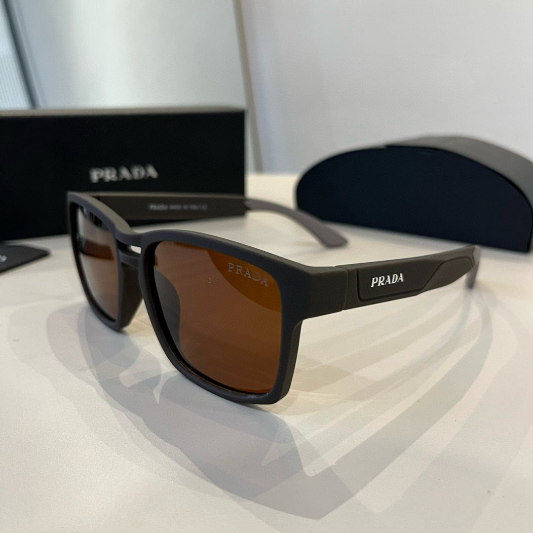 Prada Polarized Fashion Black Lens Sunglasses for Men - 449351 - detail image 3