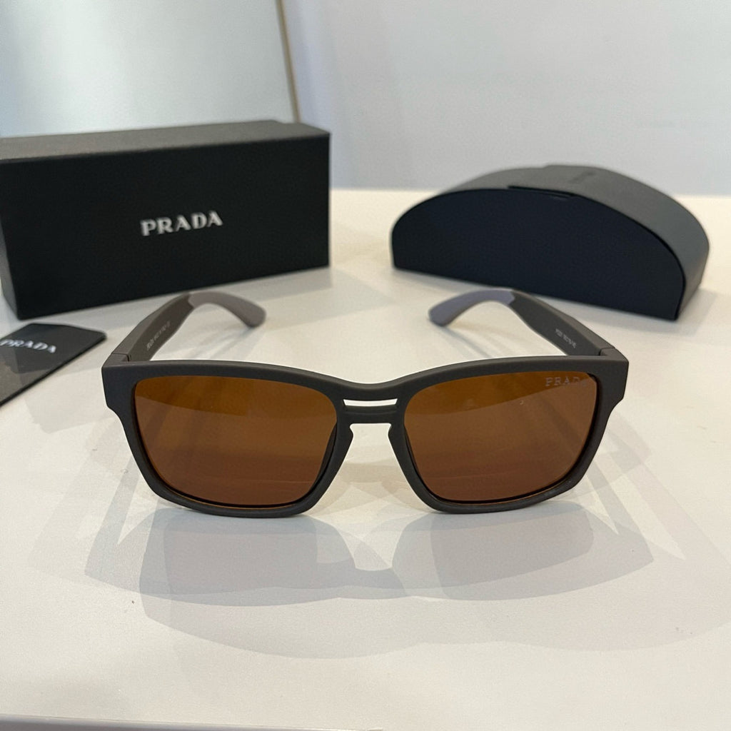 Prada Polarized Fashion Black Lens Sunglasses for Men - 449351 - detail image 2