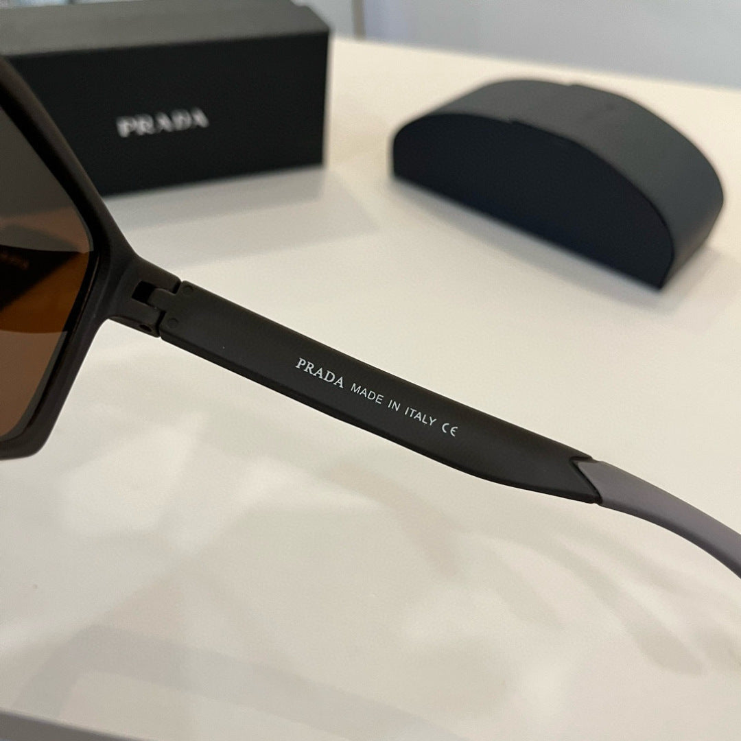 Prada Polarized Fashion Black Lens Sunglasses for Men - 449351 - detail image 9