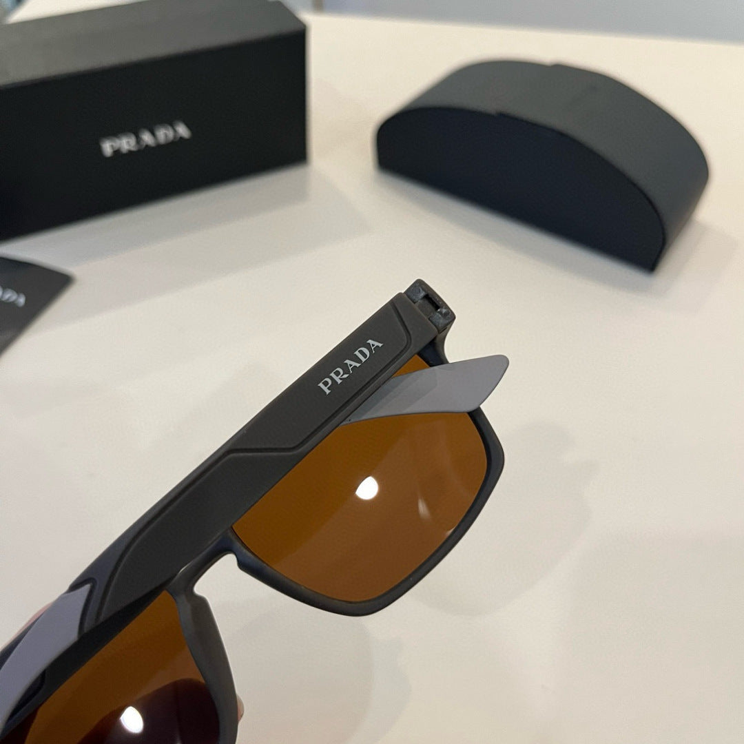 Prada Polarized Fashion Black Lens Sunglasses for Men - 449351 - detail image 7