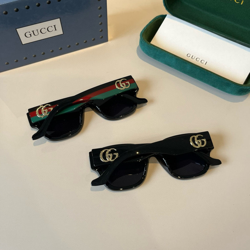 Gucci Oversized Black Lens Sunglasses for Men & Women - 398375 - detail image 11