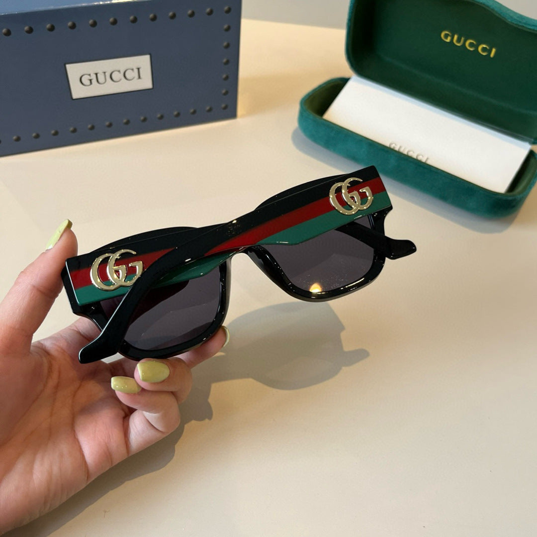 Gucci Oversized Black Lens Sunglasses for Men & Women - 448856 - detail image 5