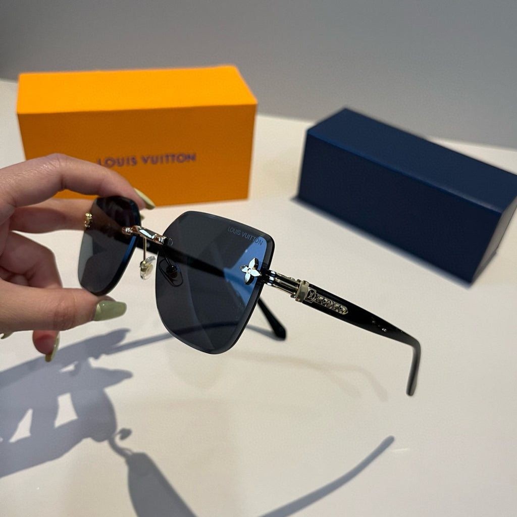 Louis Vuitton Fashion Black Lens Sunglasses for Men & Women - 381787 - detail image 8