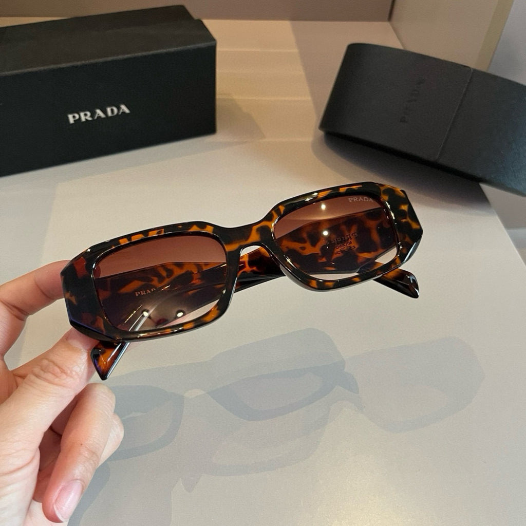 Prada SPR17WF Fashion Brown Lens Sunglasses for Men & Women - detail image 5