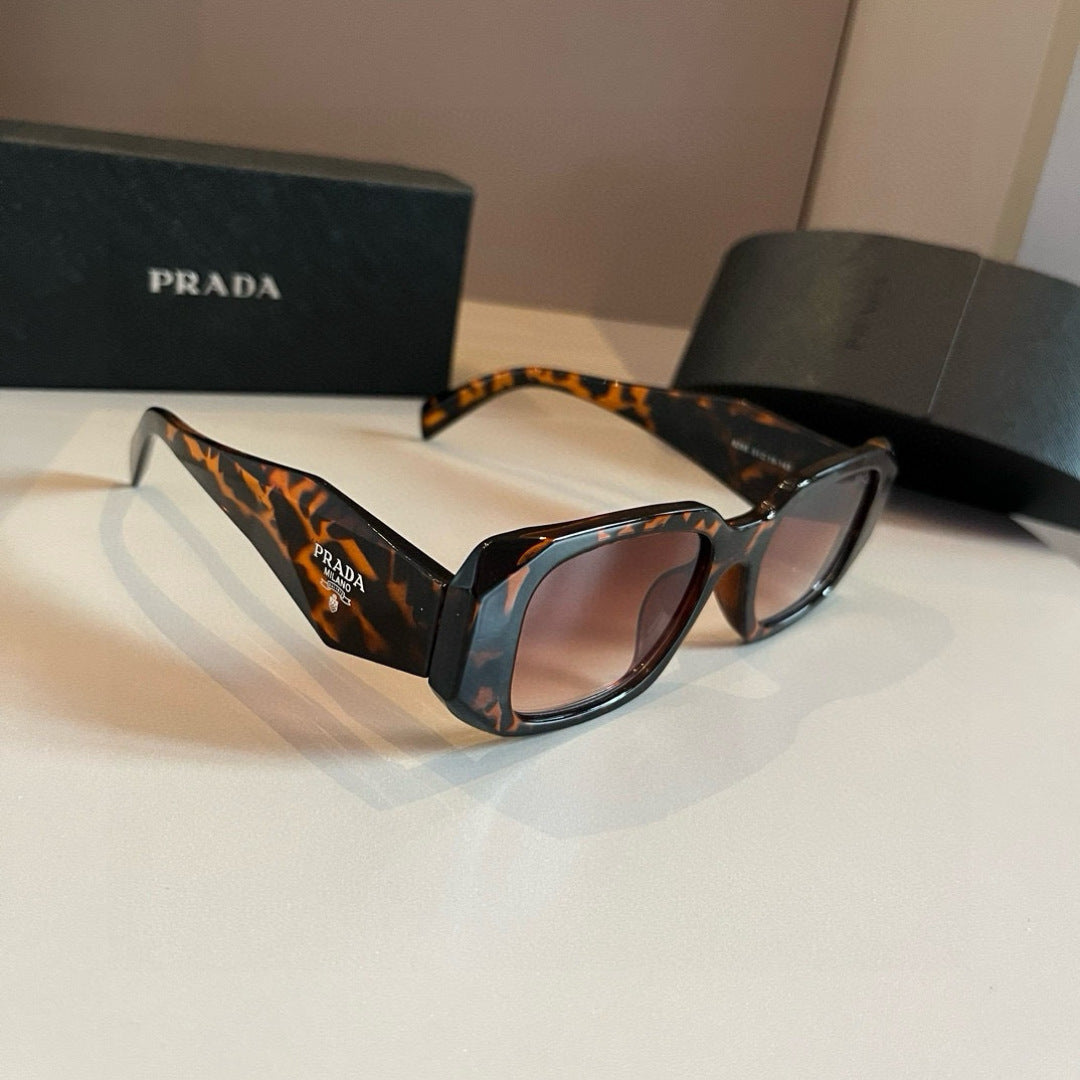 Prada SPR17WF Fashion Brown Lens Sunglasses for Men & Women