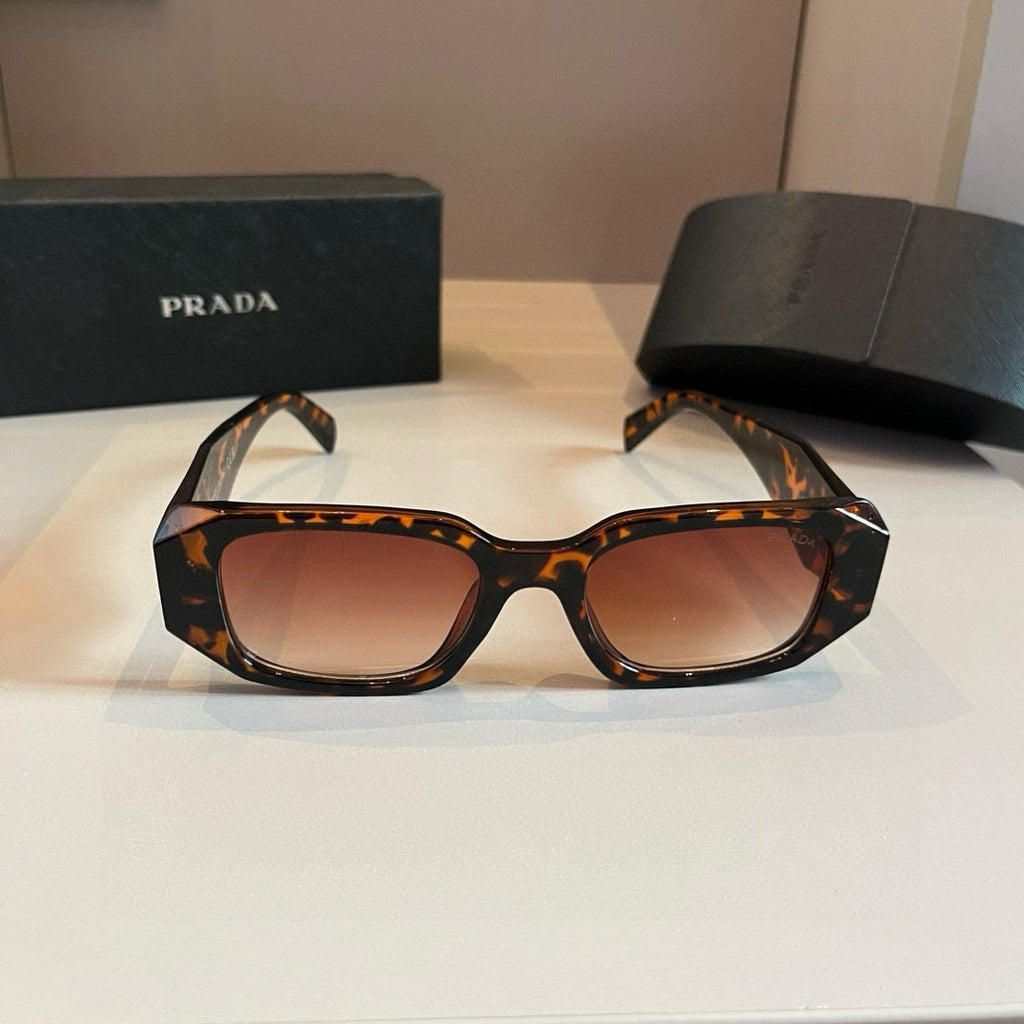 Prada SPR17WF Fashion Brown Lens Sunglasses for Men & Women - detail image 2