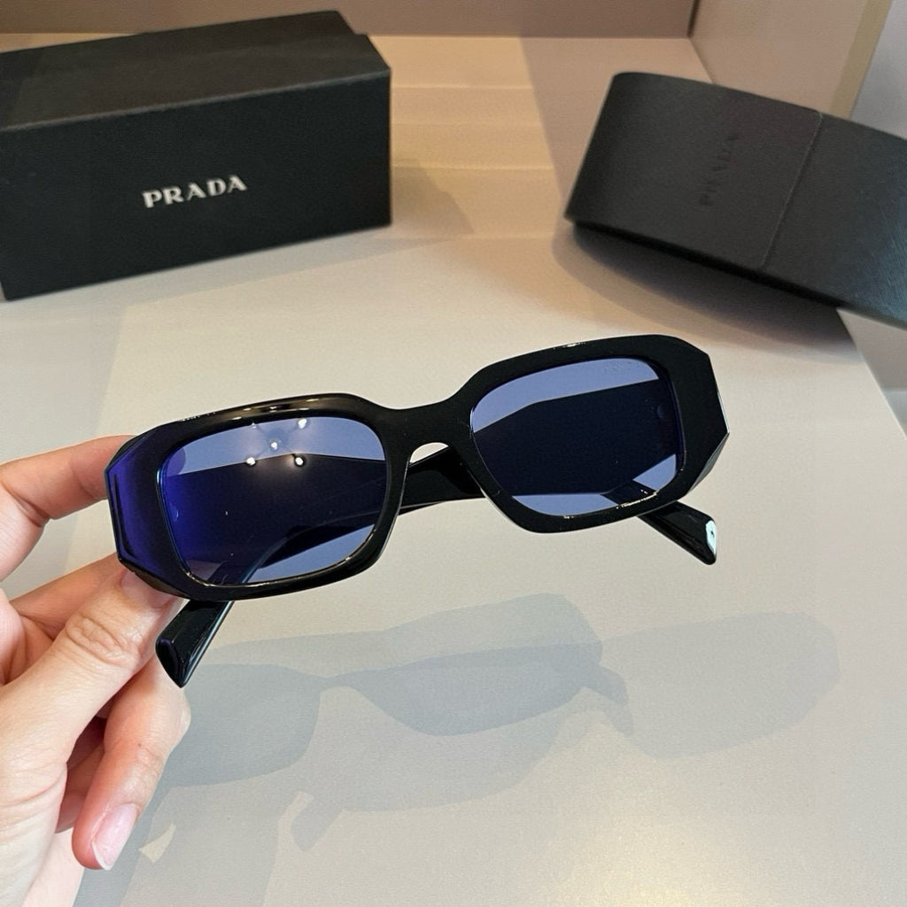 Prada SPR17WF Fashion Blue Lens Sunglasses for Men & Women - detail image 5