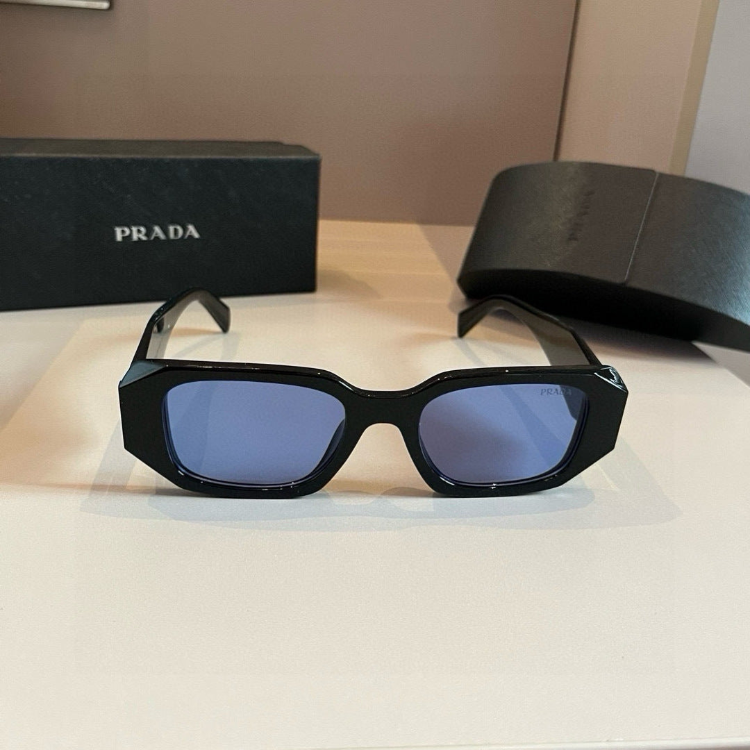 Prada SPR17WF Fashion Blue Lens Sunglasses for Men & Women - detail image 2