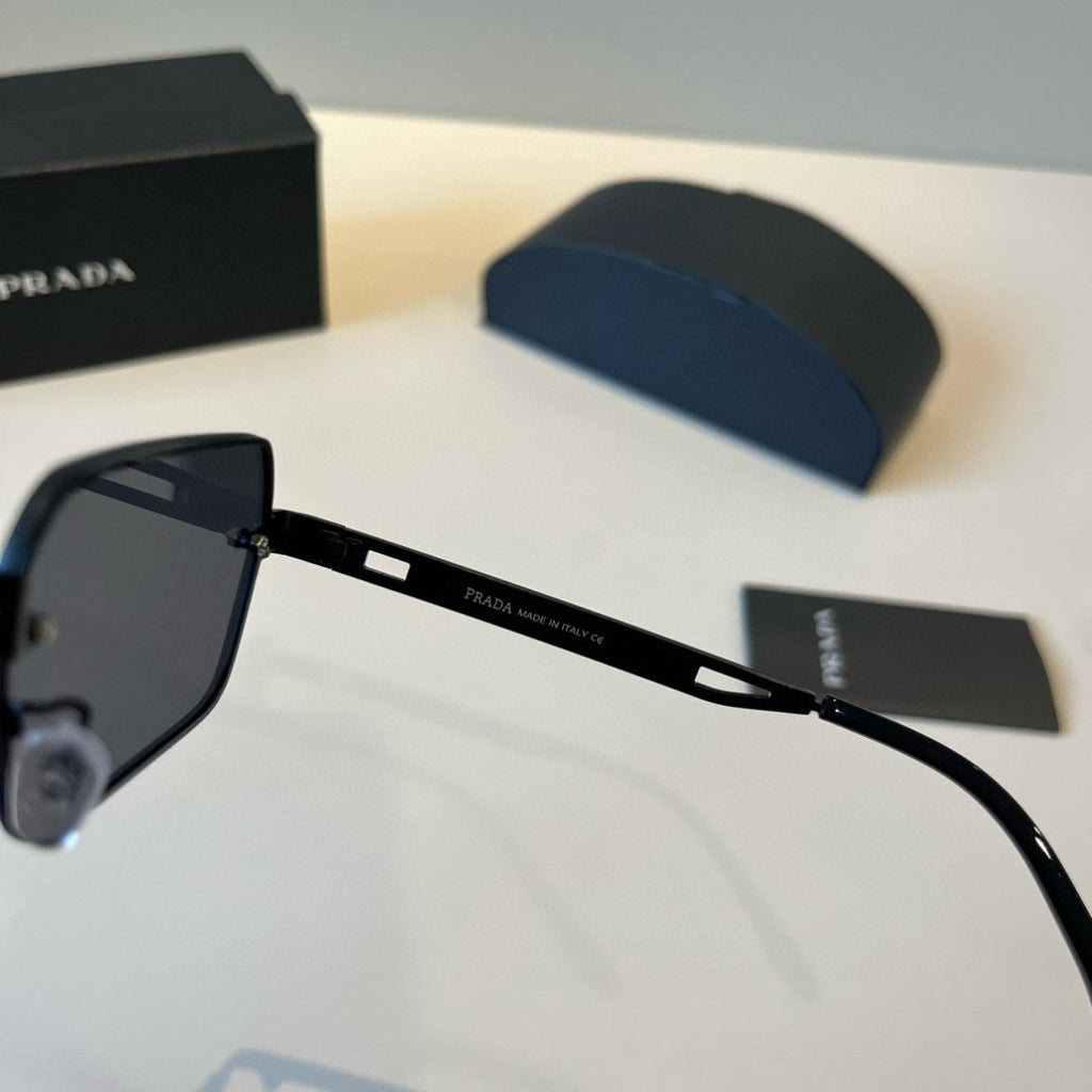 Prada Polarized Fashion Black Lens Sunglasses for Men - 432062 - detail image 9