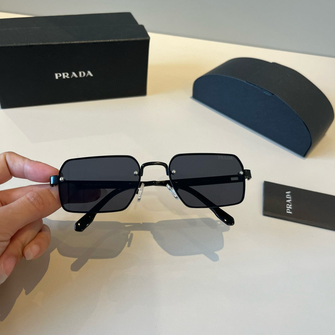 Prada Polarized Fashion Black Lens Sunglasses for Men - 432062 - detail image 5