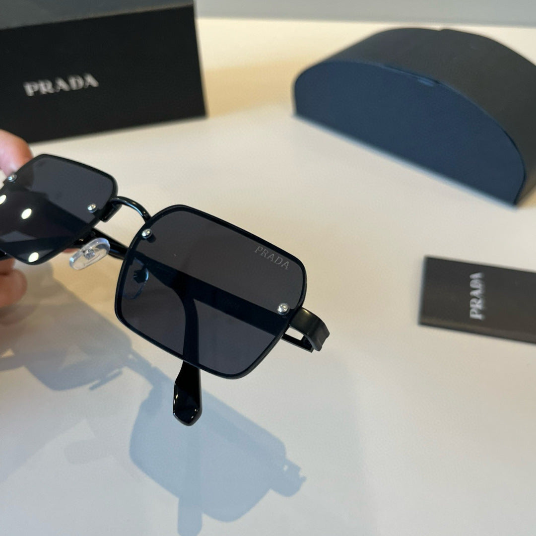 Prada Polarized Fashion Black Lens Sunglasses for Men - 432062 - detail image 6