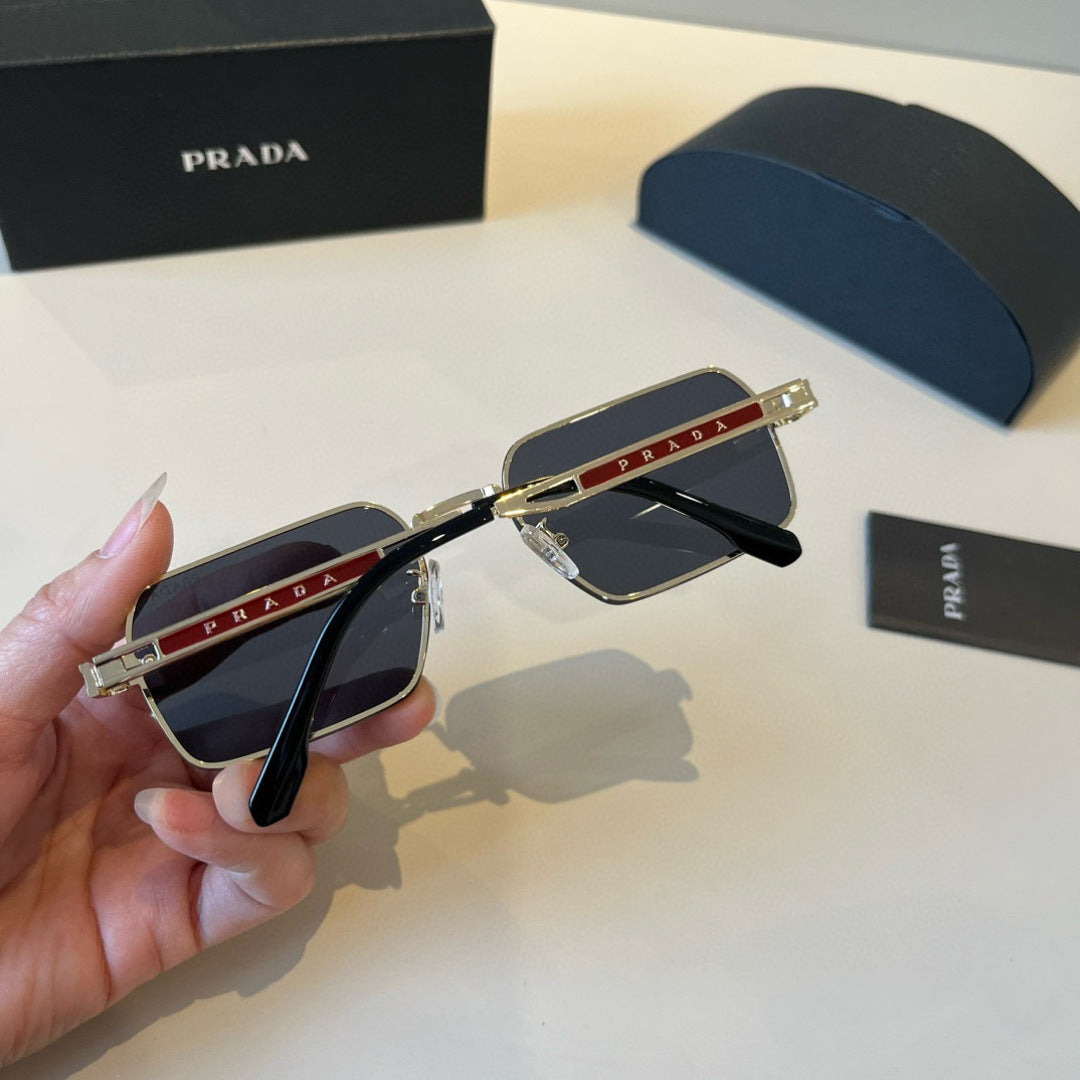 Prada Polarized Fashion Silver Lens Sunglasses for Men - 465565 - detail image 8