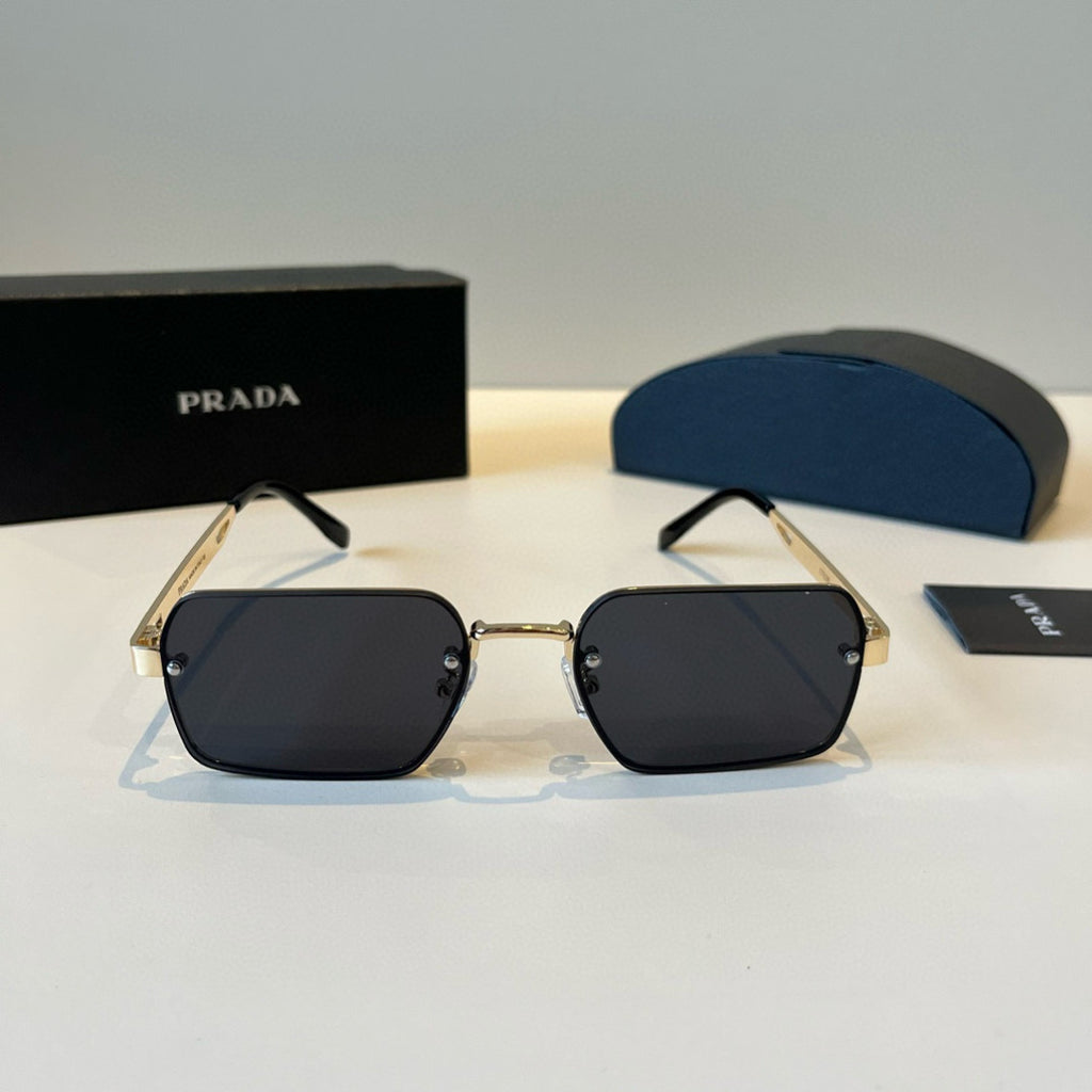 Prada Polarized Fashion Silver Lens Sunglasses for Men - 465565 - detail image 2