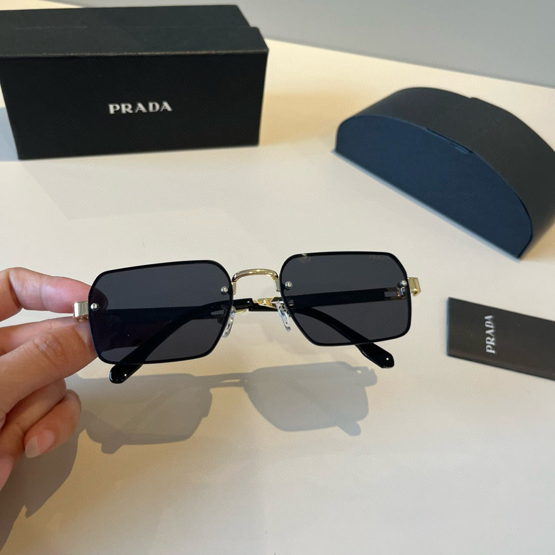 Prada Polarized Fashion Silver Lens Sunglasses for Men - 465565 - detail image 4