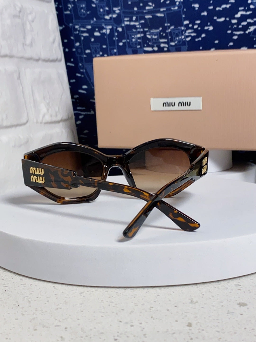 Miu Miu Cat-Eye Brown Lens Sunglasses for Women - 358689 - detail image 3